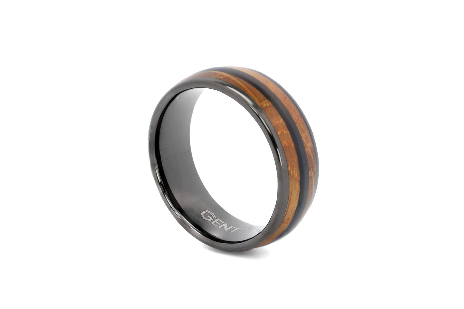 Herrenring Whiskyfass • GunMetal