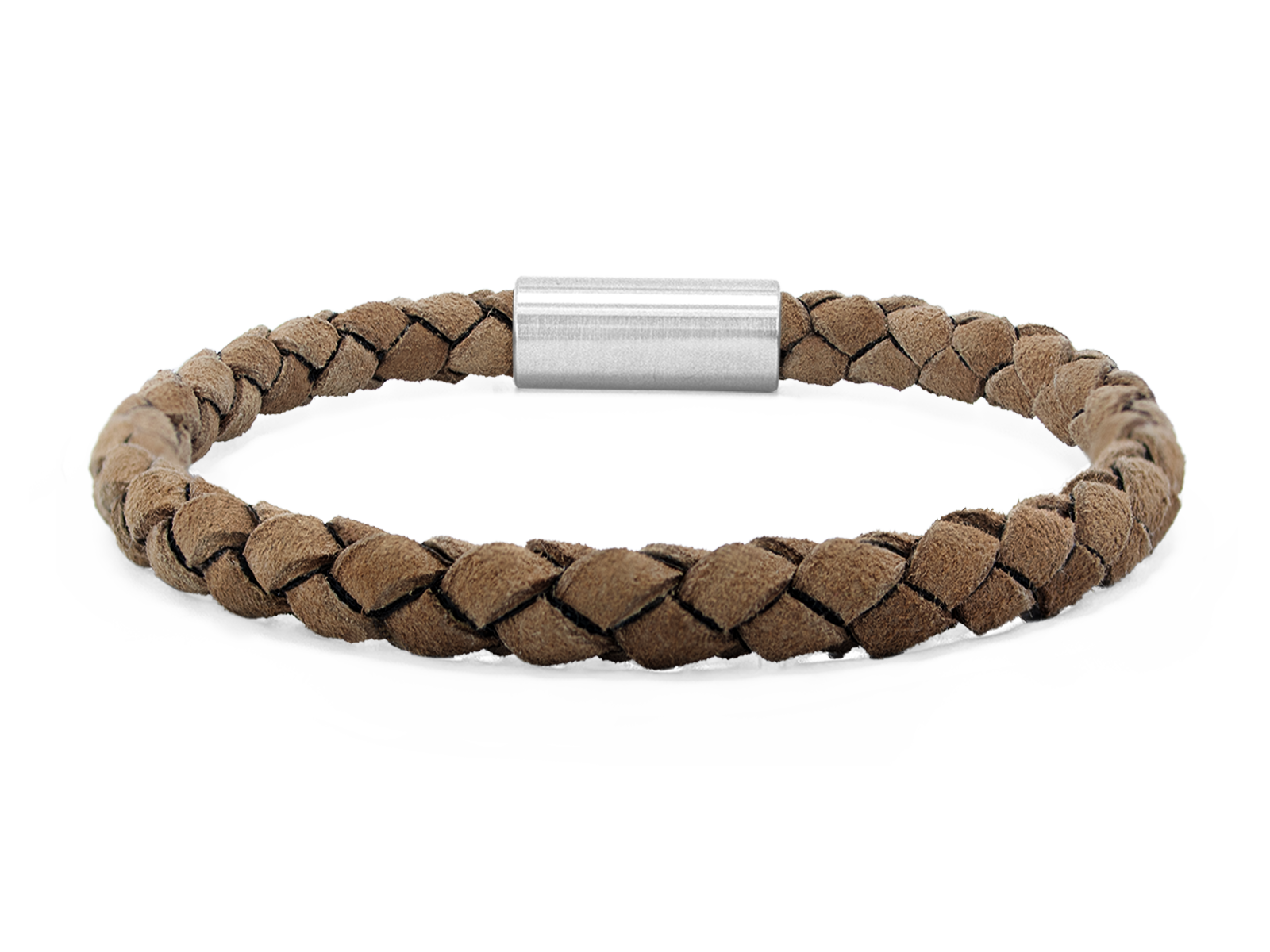 Herrenarmband VELOURS geflochten • Beige