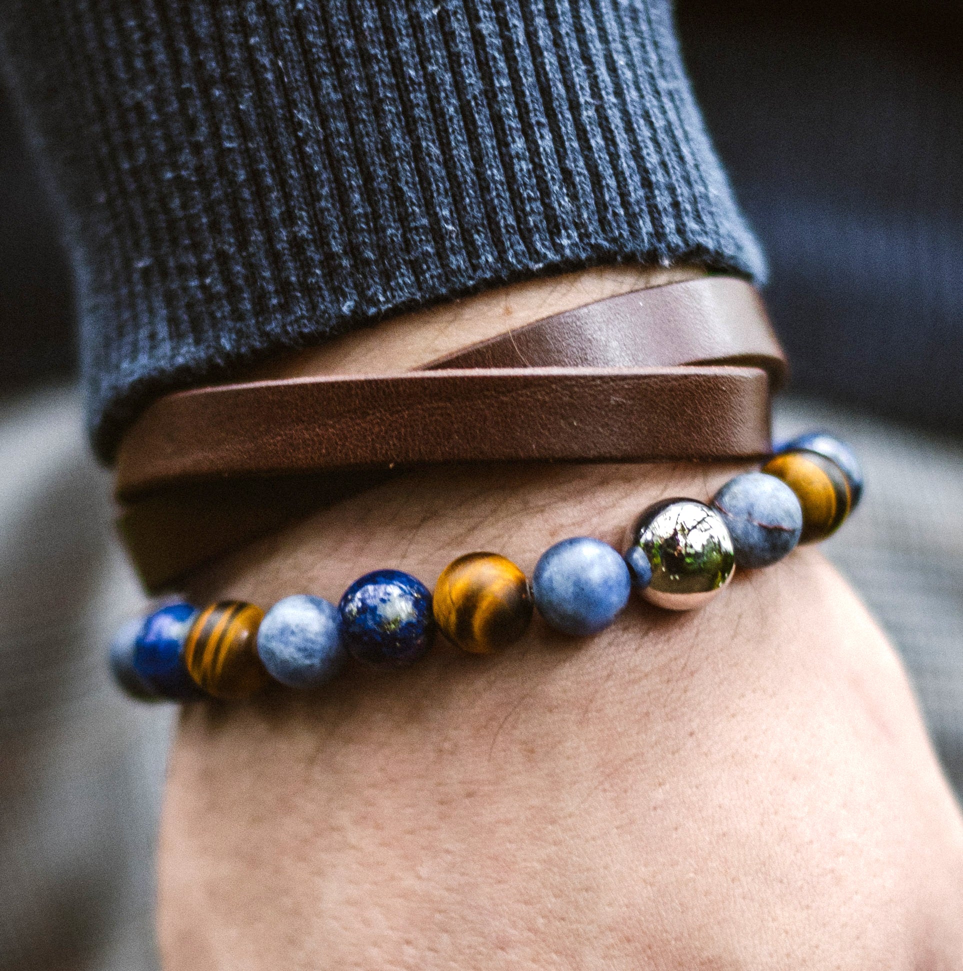 Kugelarmband Classic | LAPIS LAZULI 10 | Elastisch