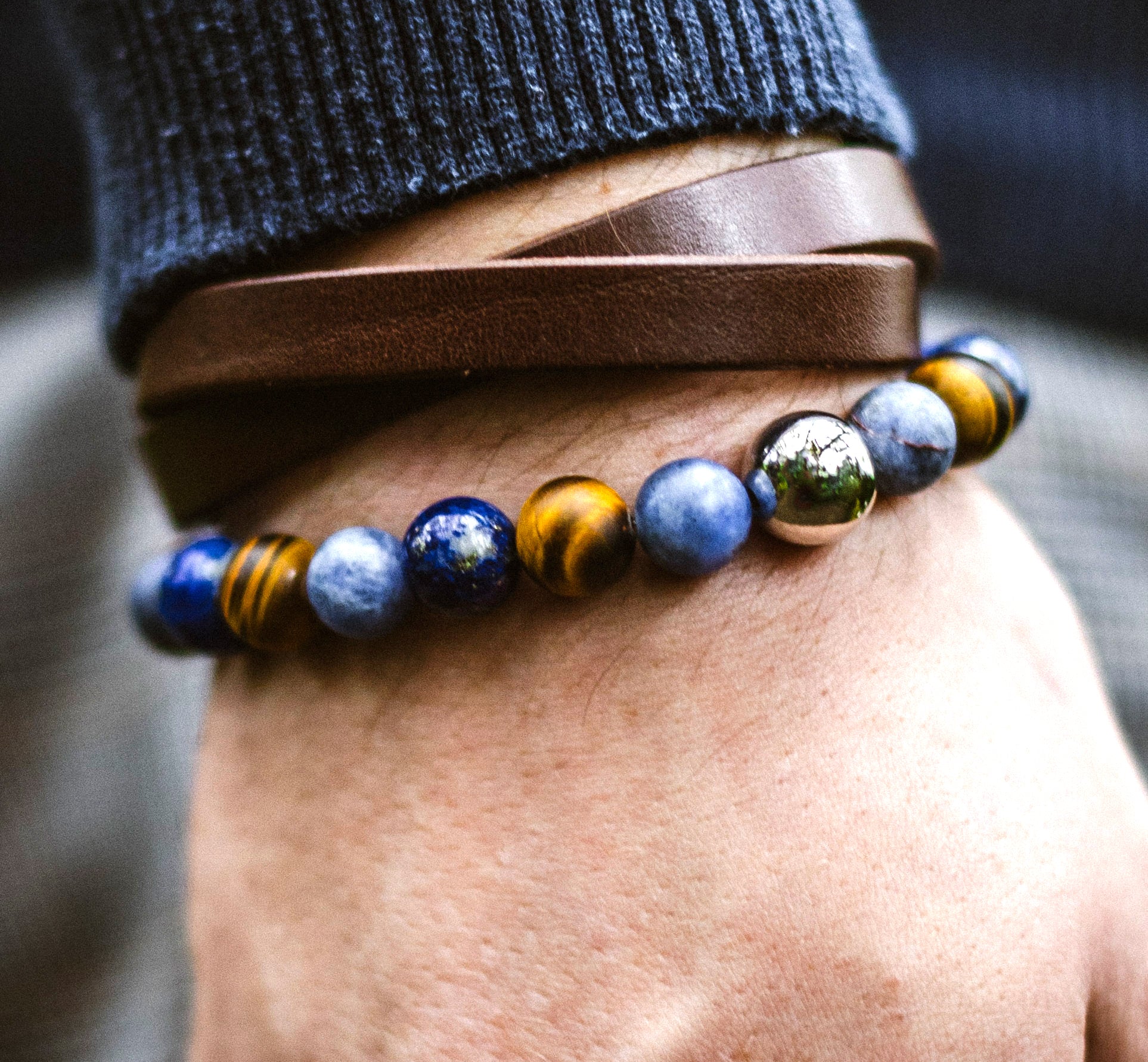 Kugelarmband Classic | LAPIS LAZULI 10 | Verschluss