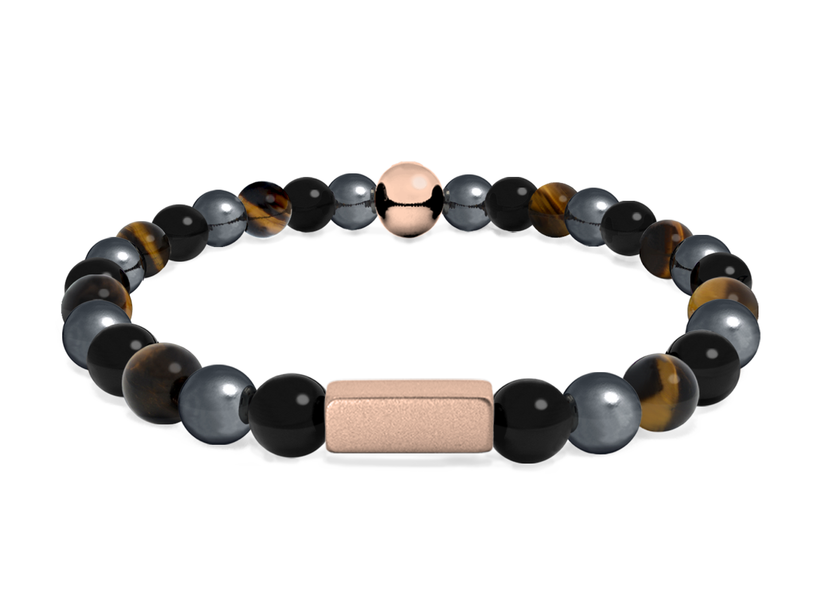 Kugelarmband Classic E6-3 • Hämatit | Onyx