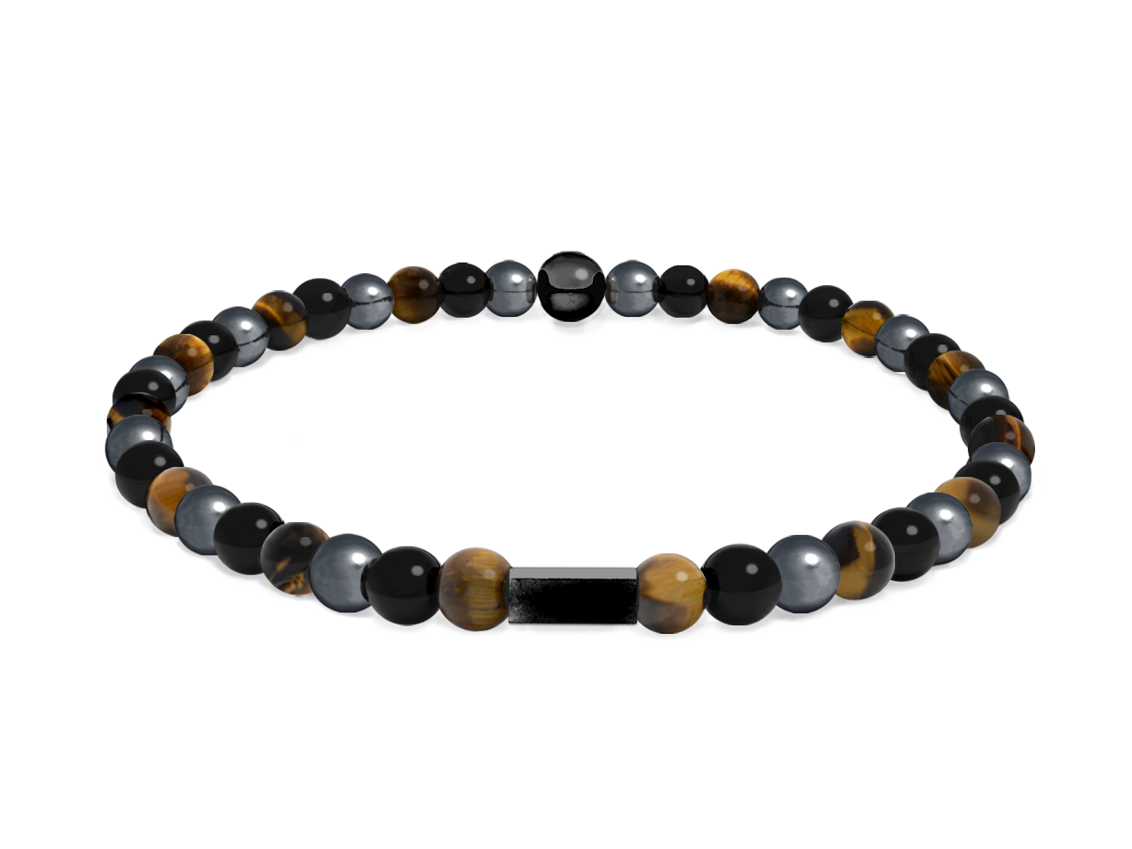 Kugelarmband Classic E4-5 • Hämatit | Onyx