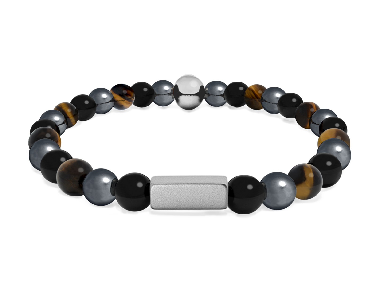 Kugelarmband Classic E6-1 • Hämatit | Onyx