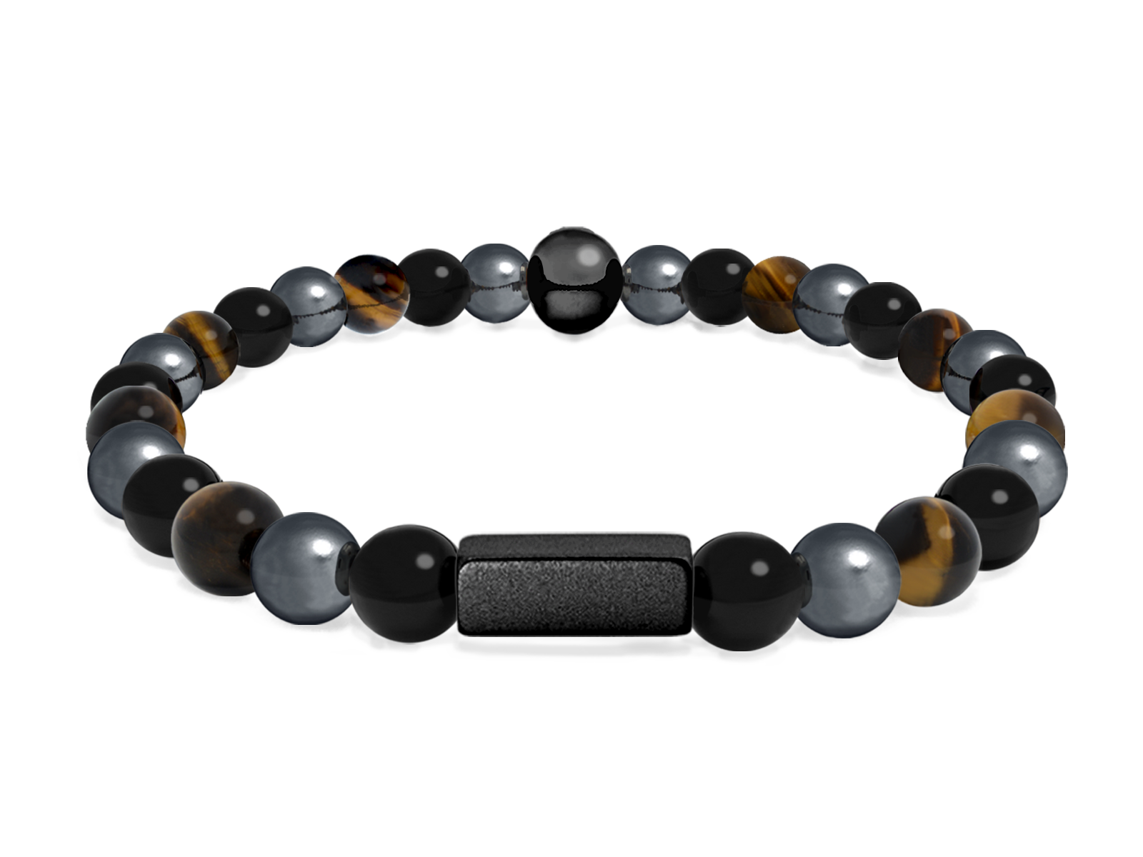 Kugelarmband Classic E6-5 • Hämatit | Onyx