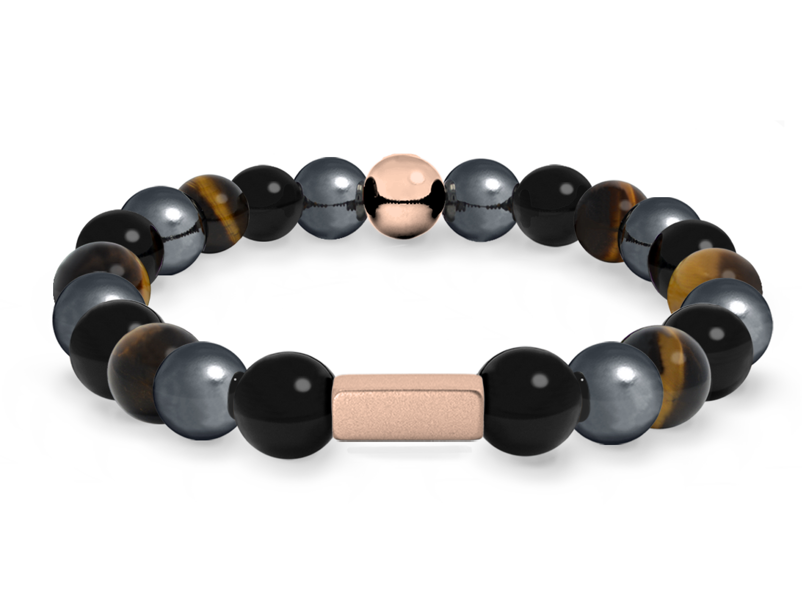 Kugelarmband Classic E8-3 • Hämatit | Onyx