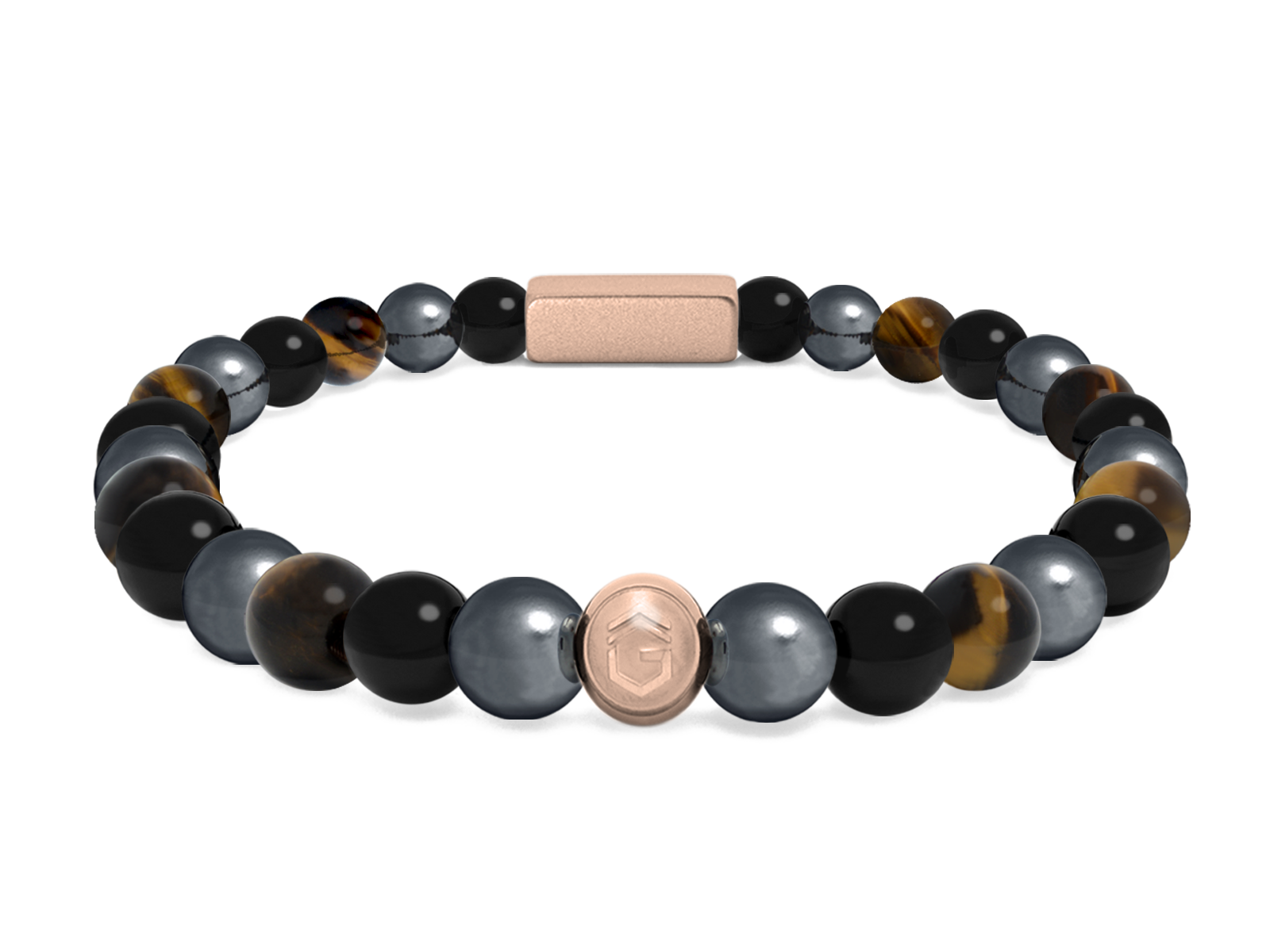 Kugelarmband Classic E6-3 • Hämatit | Onyx