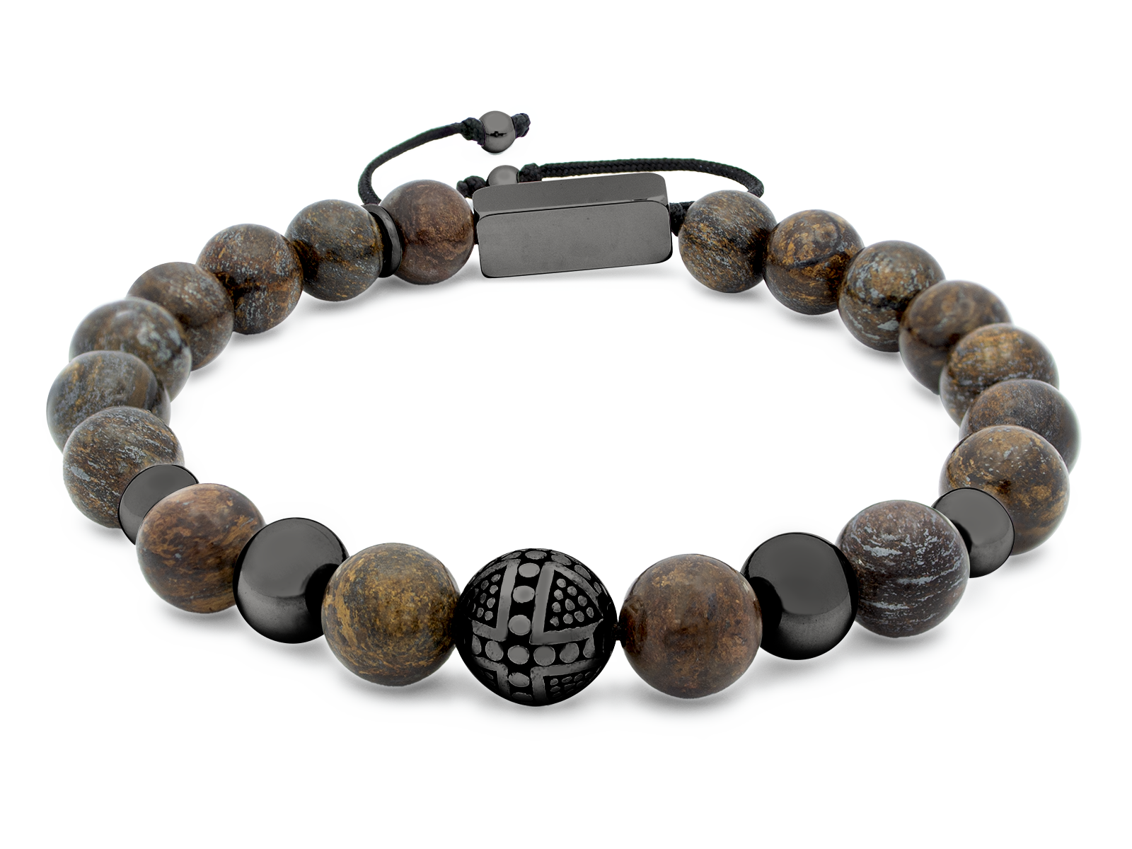 Herrenarmband TERRA GunMetal • Bronzit