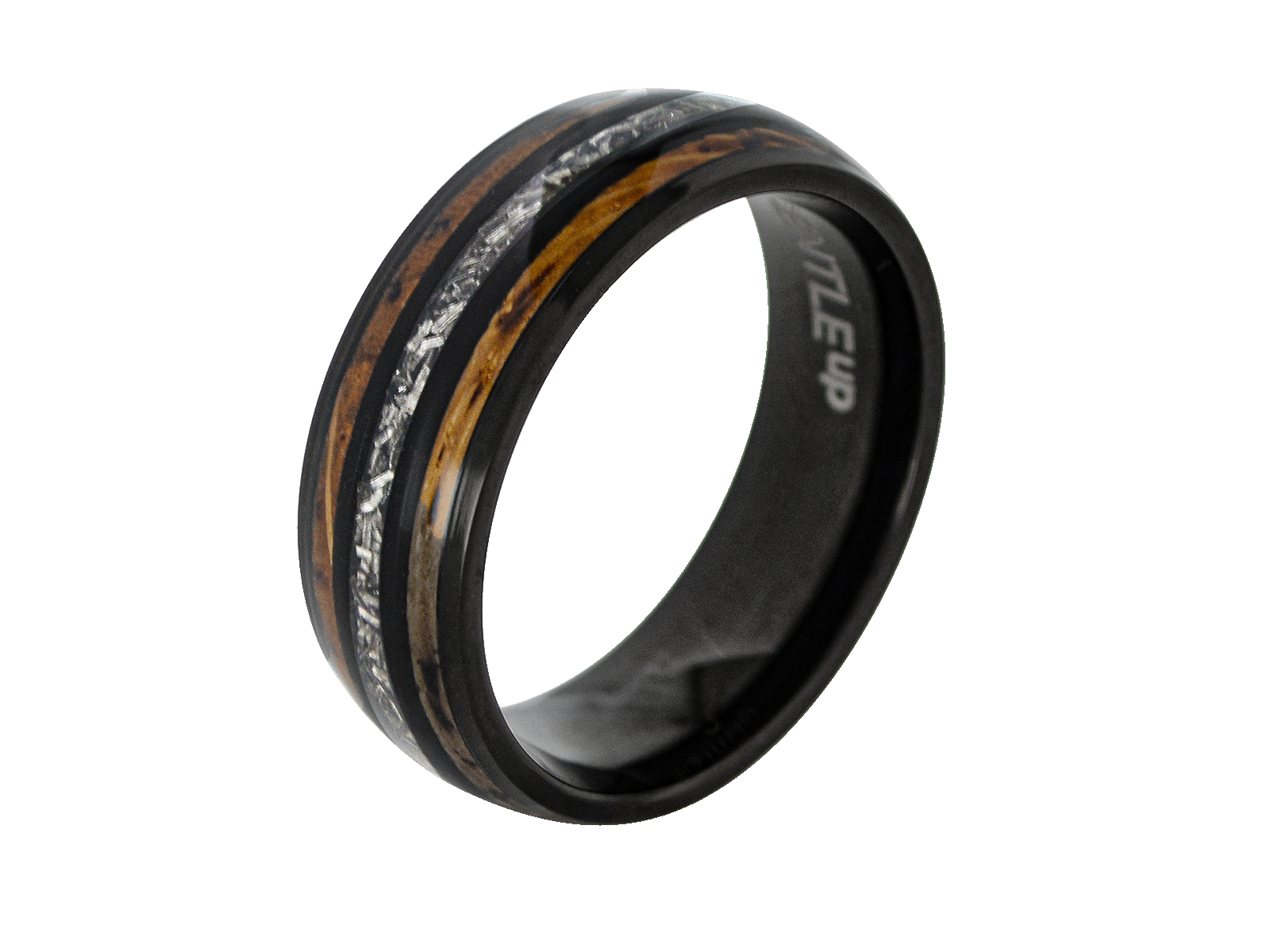Herrenring METEORIT | WHISKEY-FASS • Schwarz