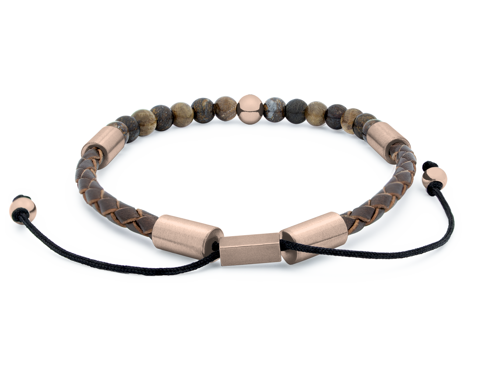 Herrenarmband TERRA Slim - RoséGold • Bronzit