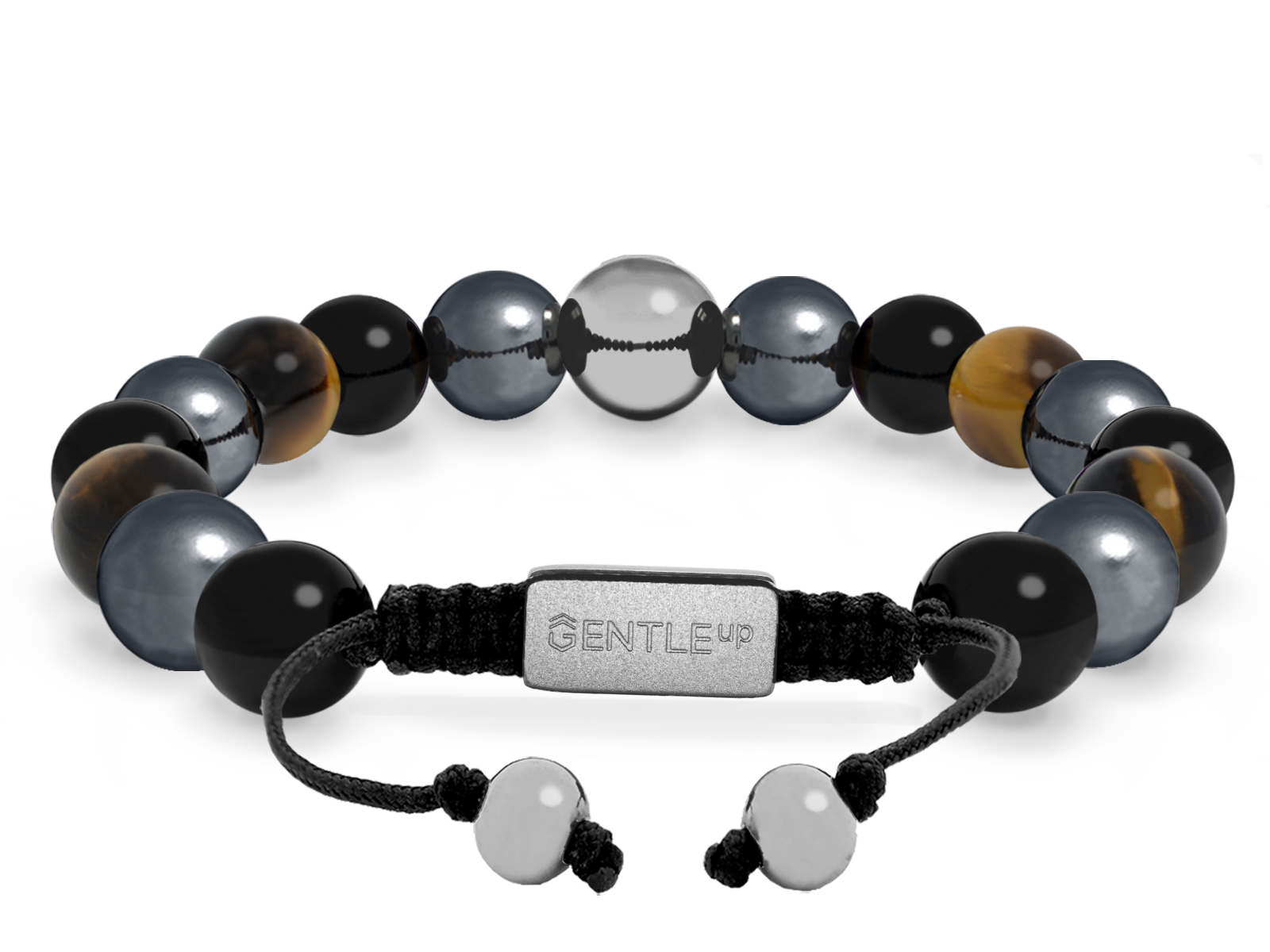 Kugelarmband Classic S10-1 • Hämatit | Onyx