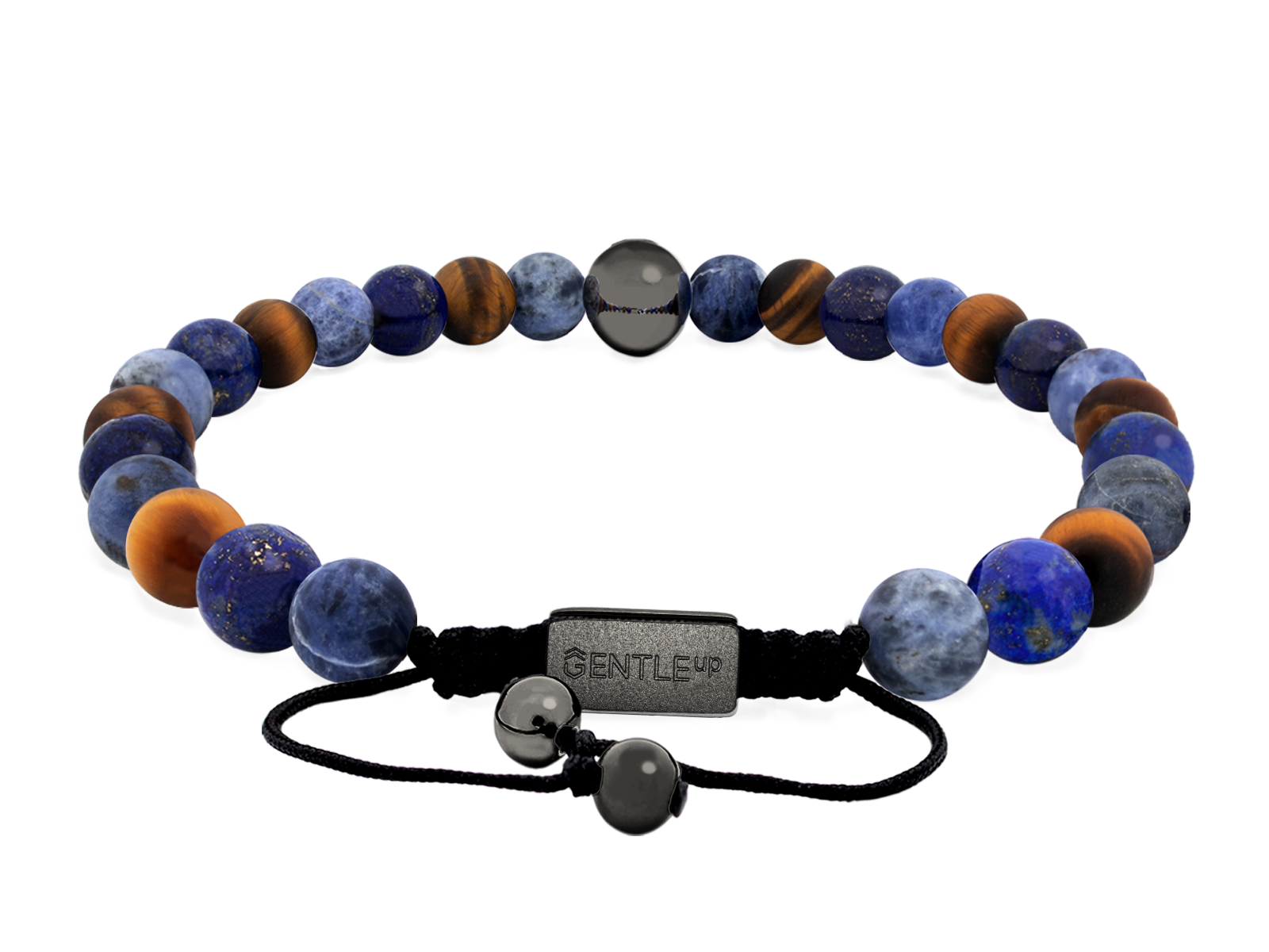 Kugelarmband Classic S6-4 • Lapis Lazuli | Tigerauge