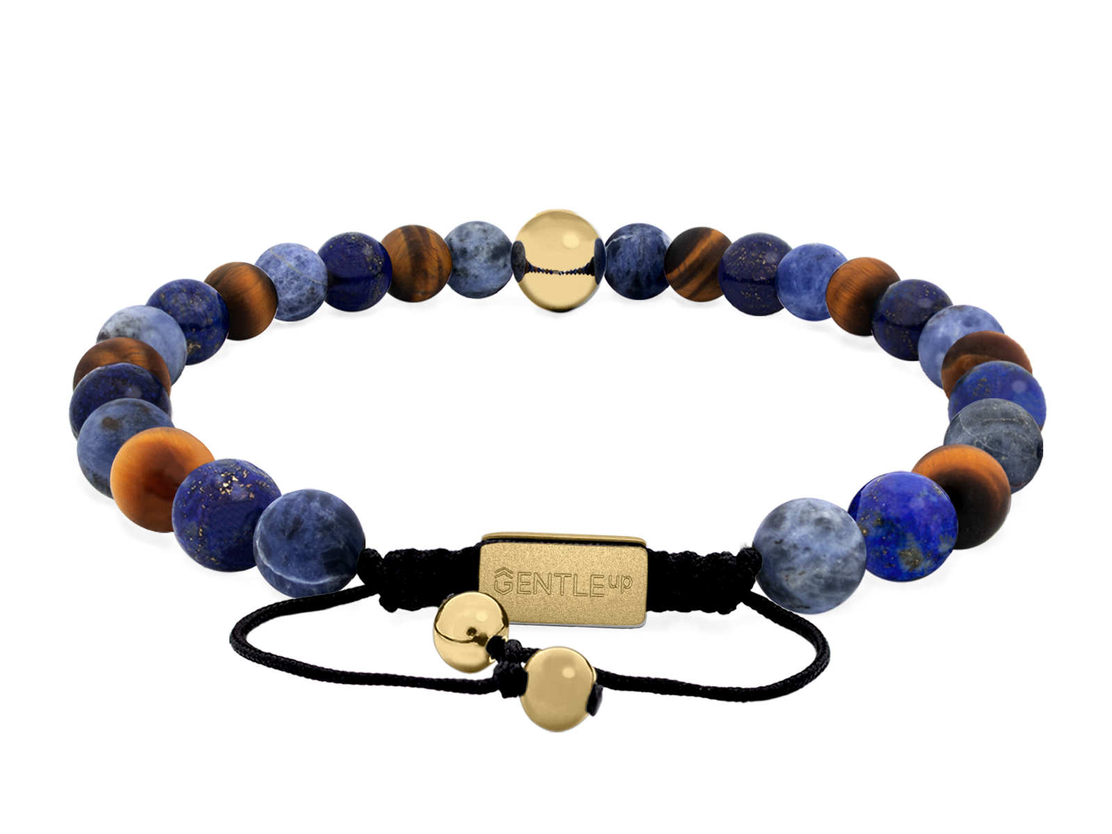 Kugelarmband Classic S6-2 • Lapis Lazuli | Tigerauge