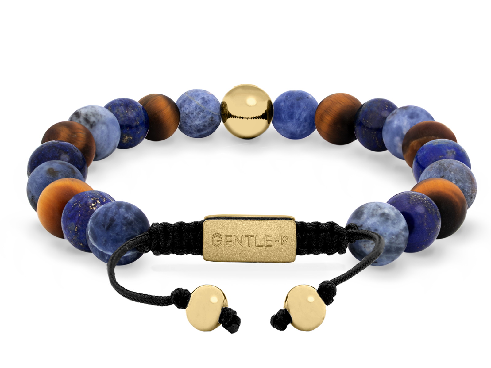 Kugelarmband Classic S8-2 • Lapis Lazuli | Tigerauge