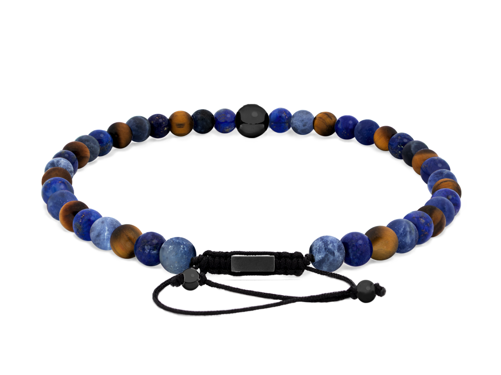 Kugelarmband Classic S4-5 • Lapis Lazuli | Tigerauge