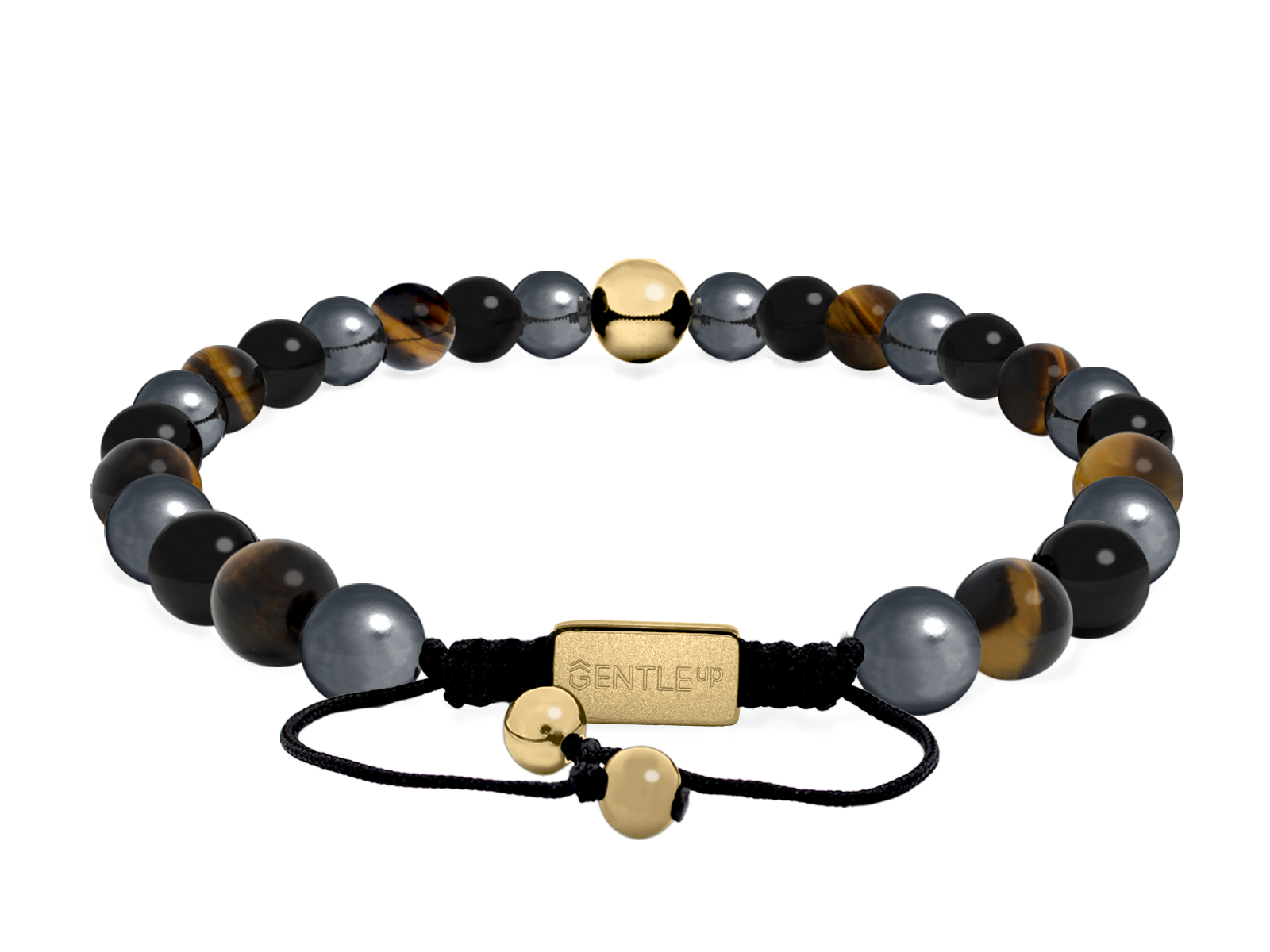 Kugelarmband Classic S6-2 • Hämatit | Onyx