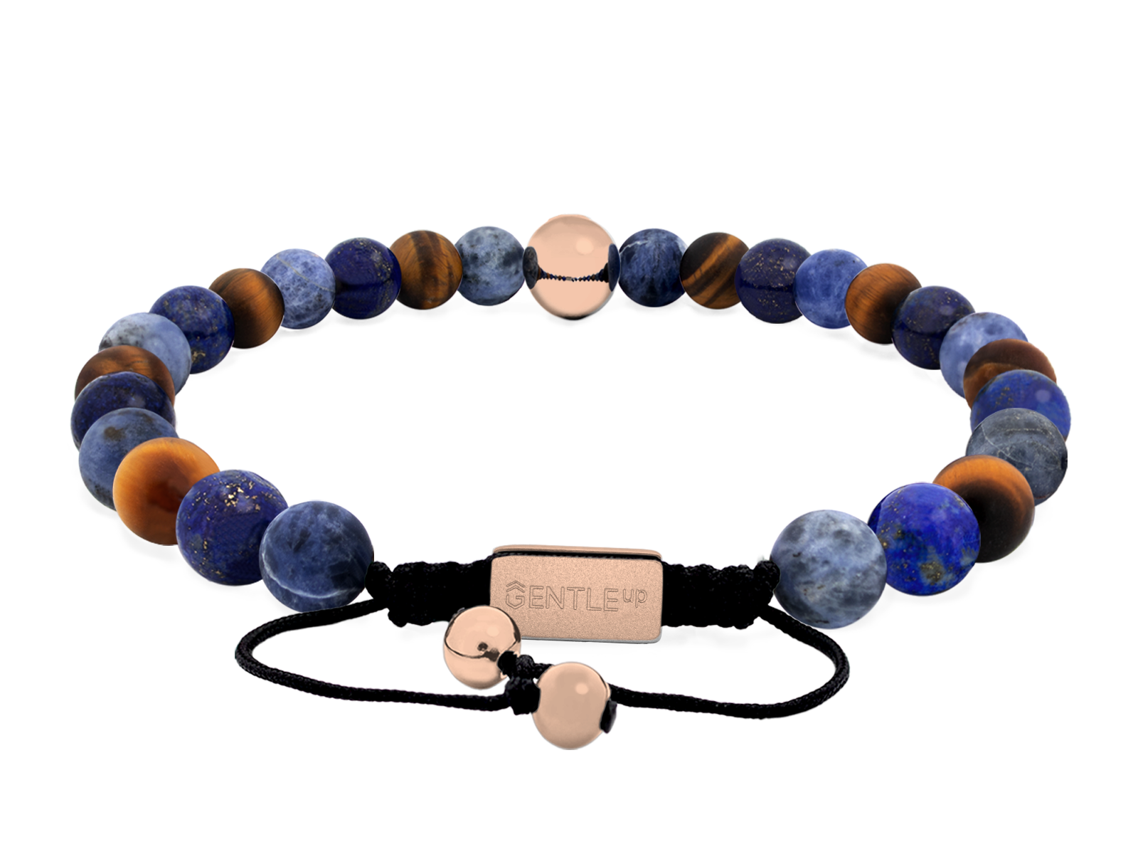 Kugelarmband Classic S6-3 • Lapis Lazuli | Tigerauge