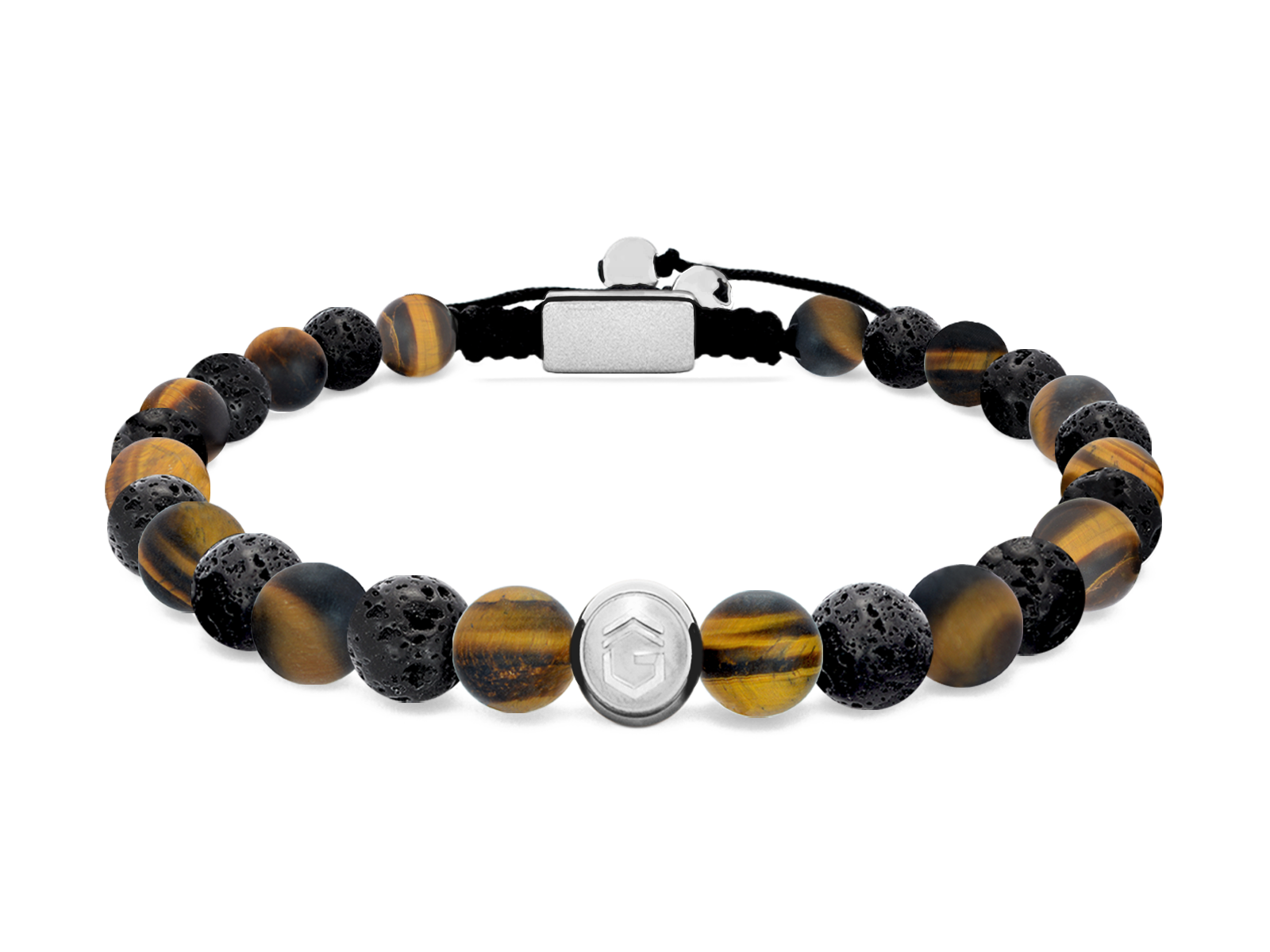 Kugelarmband Classic S6-1 • Lava | Tigerauge