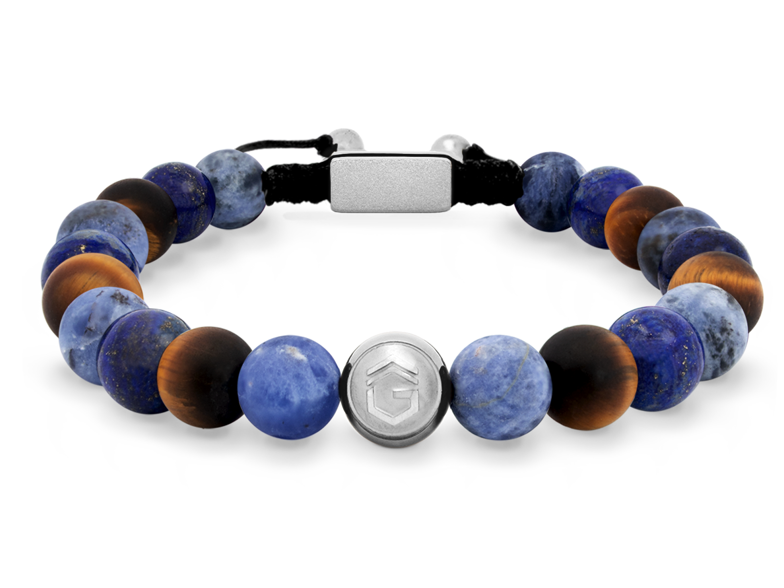 Kugelarmband Classic S8-1 • Lapis Lazuli | Tigerauge