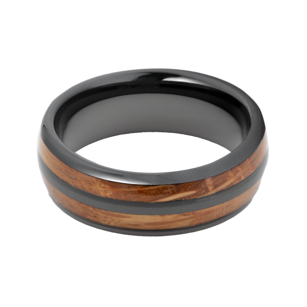 Herrenring Whiskyfass • GunMetal